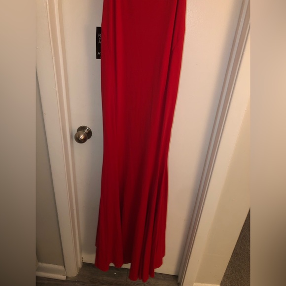 Moda Glam Slinky One Shoulder Gown Red - Picture 9 of 9
